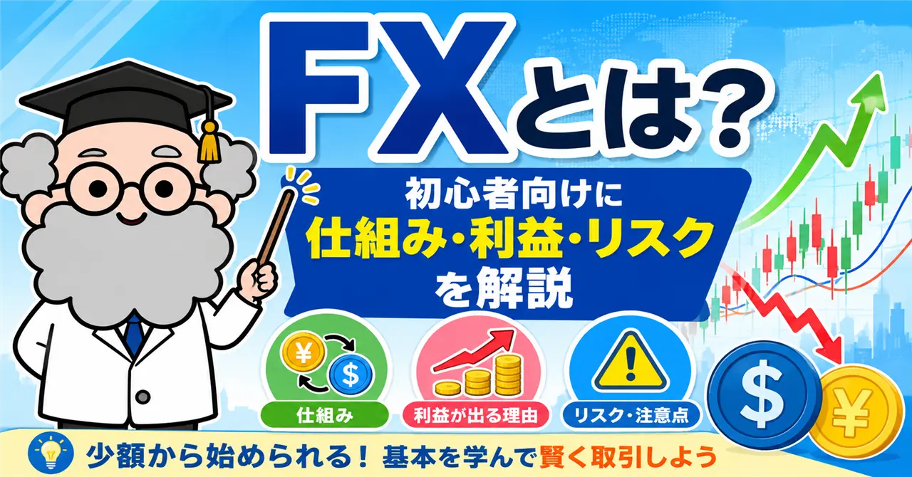 FXとは？初心者向けに仕組み・利益が出る理由・注意点をやさしく解説