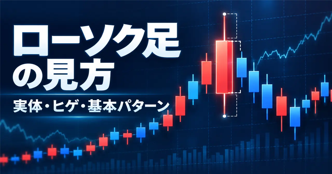 ローソク足の見方とは?実体・ヒゲの読み方と基本パターンを初心者向けに解説